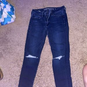 American eagle super stretch skinny jeans. Size 6